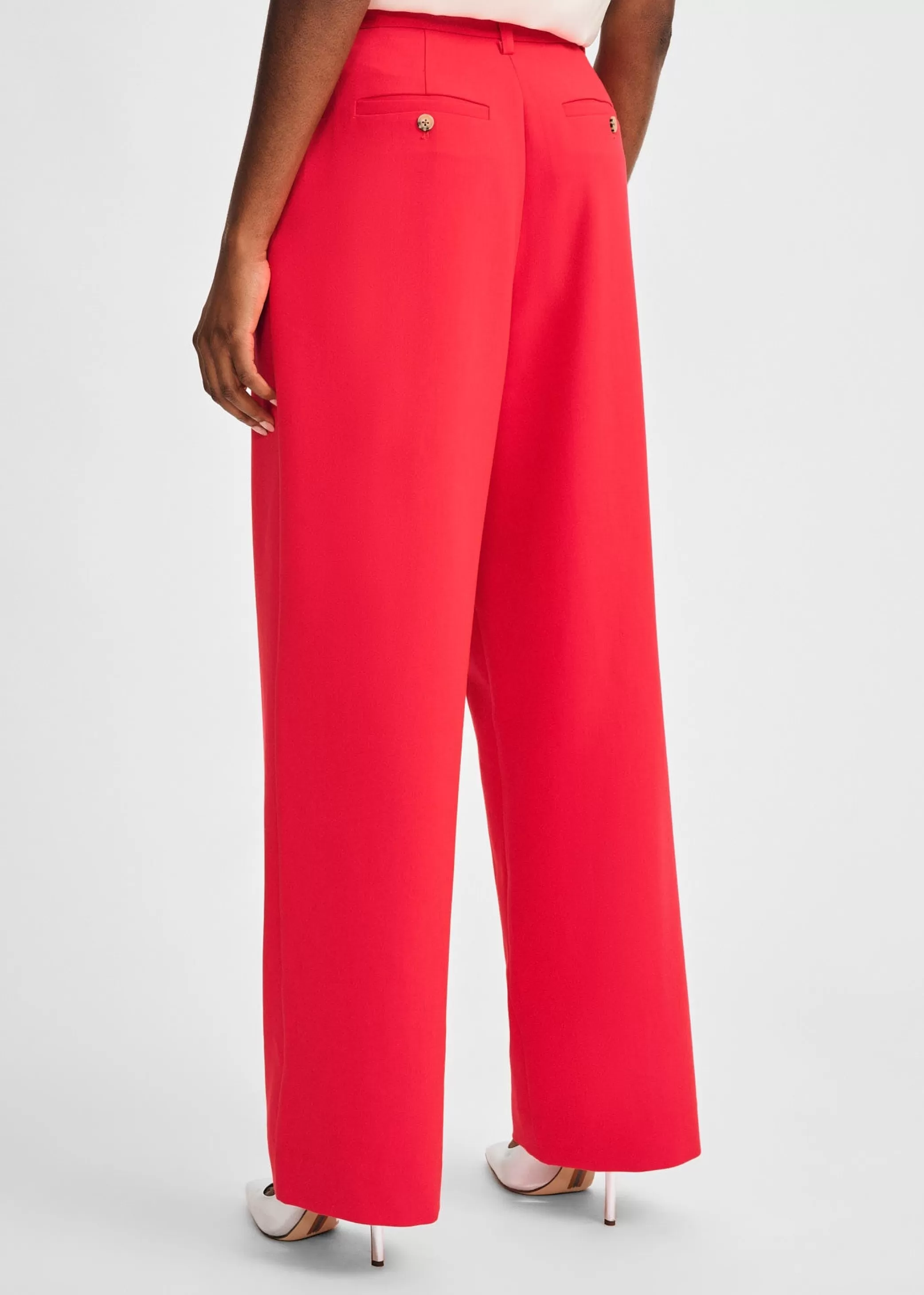 Wide Leg Pleated Pant>Isaac Mizrahi Cheap